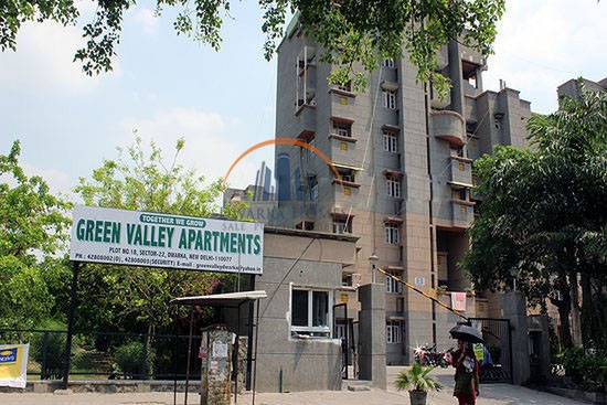 3 bhk flat for sale in Green Valley Apartment